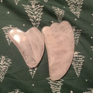 Rose Quartz Guasha Duo